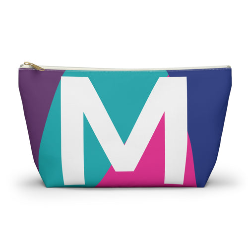 Colorblock Accessory Pouch — Monogram M T-Bottom Cosmetic Bag