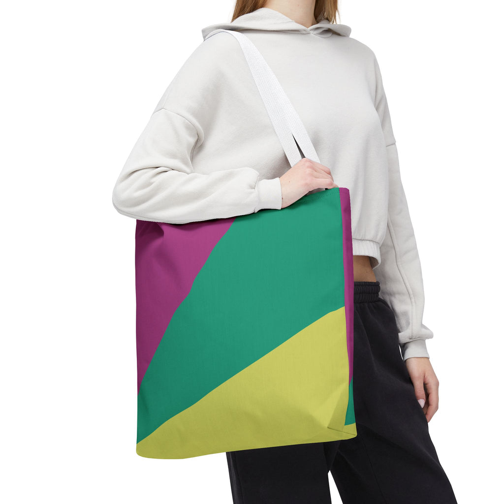Colorblock Tote Bag