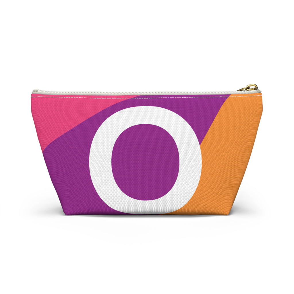 Colorblock Accessory Pouch — Monogram O T-Bottom Cosmetic Bag