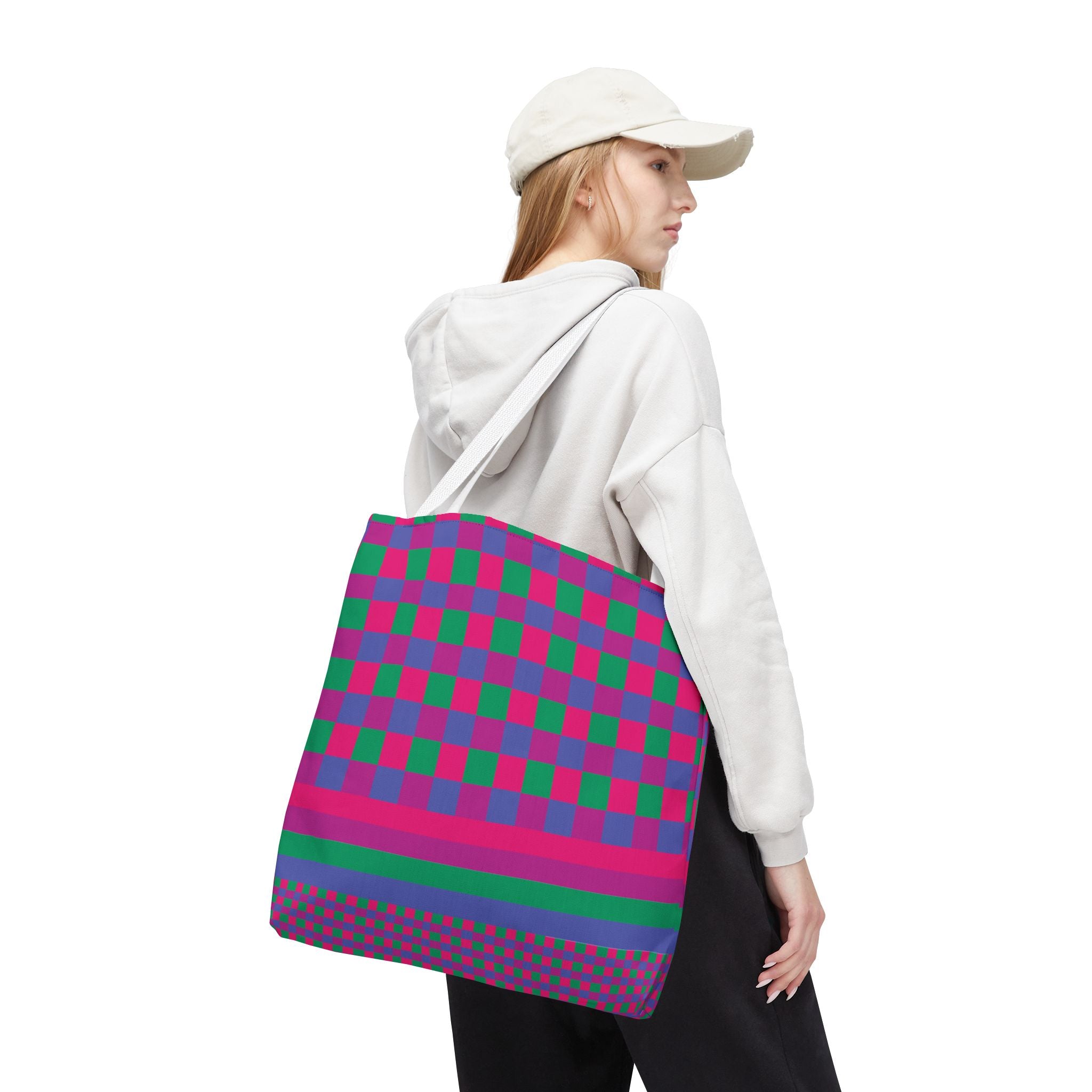 Colorblock Tote Bag
