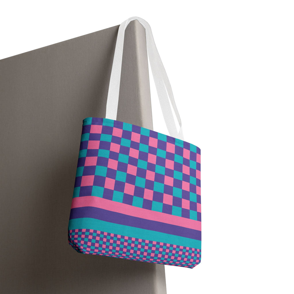 Colorblock Tote Bag