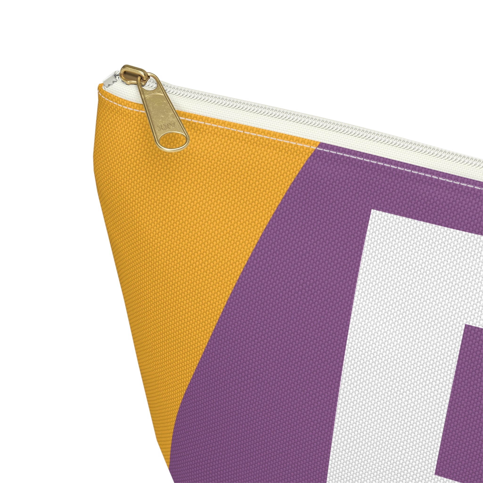 Colorblock Accessory Pouch — Monogram R T-Bottom Cosmetic Bag