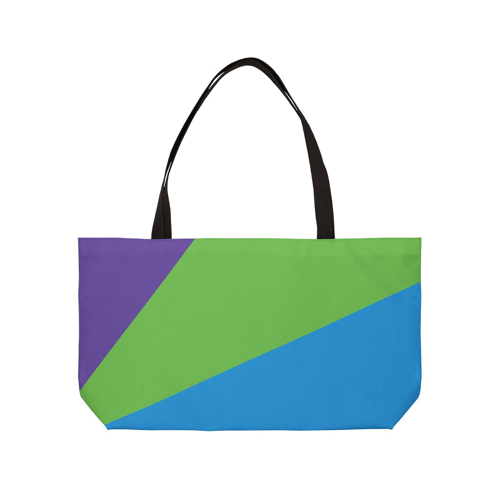 Colorblock Tote Bag