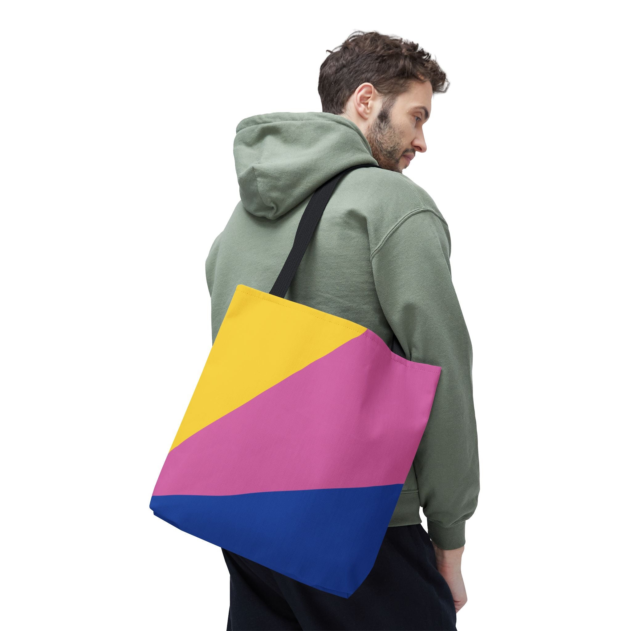 Colorblock Tote Bag