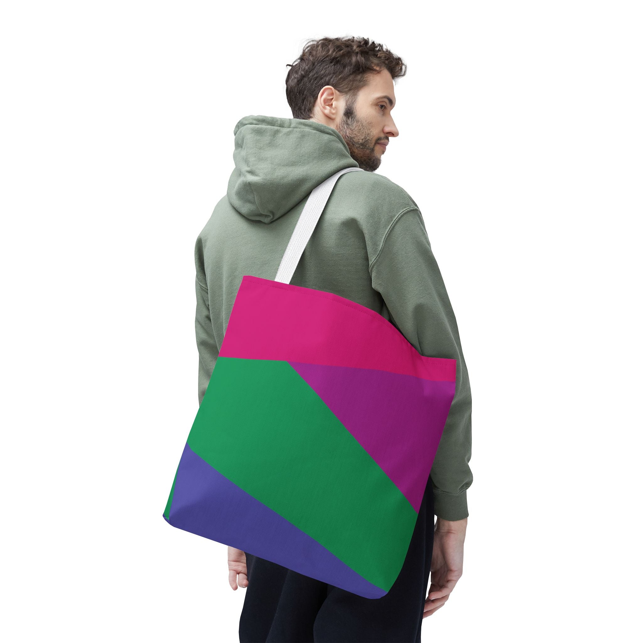 Colorblock Tote Bag