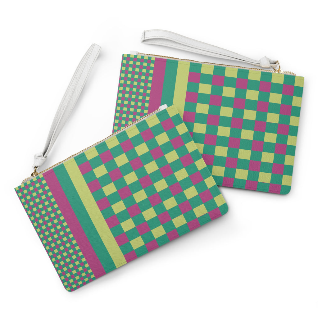 Colorblock Clutch Bag
