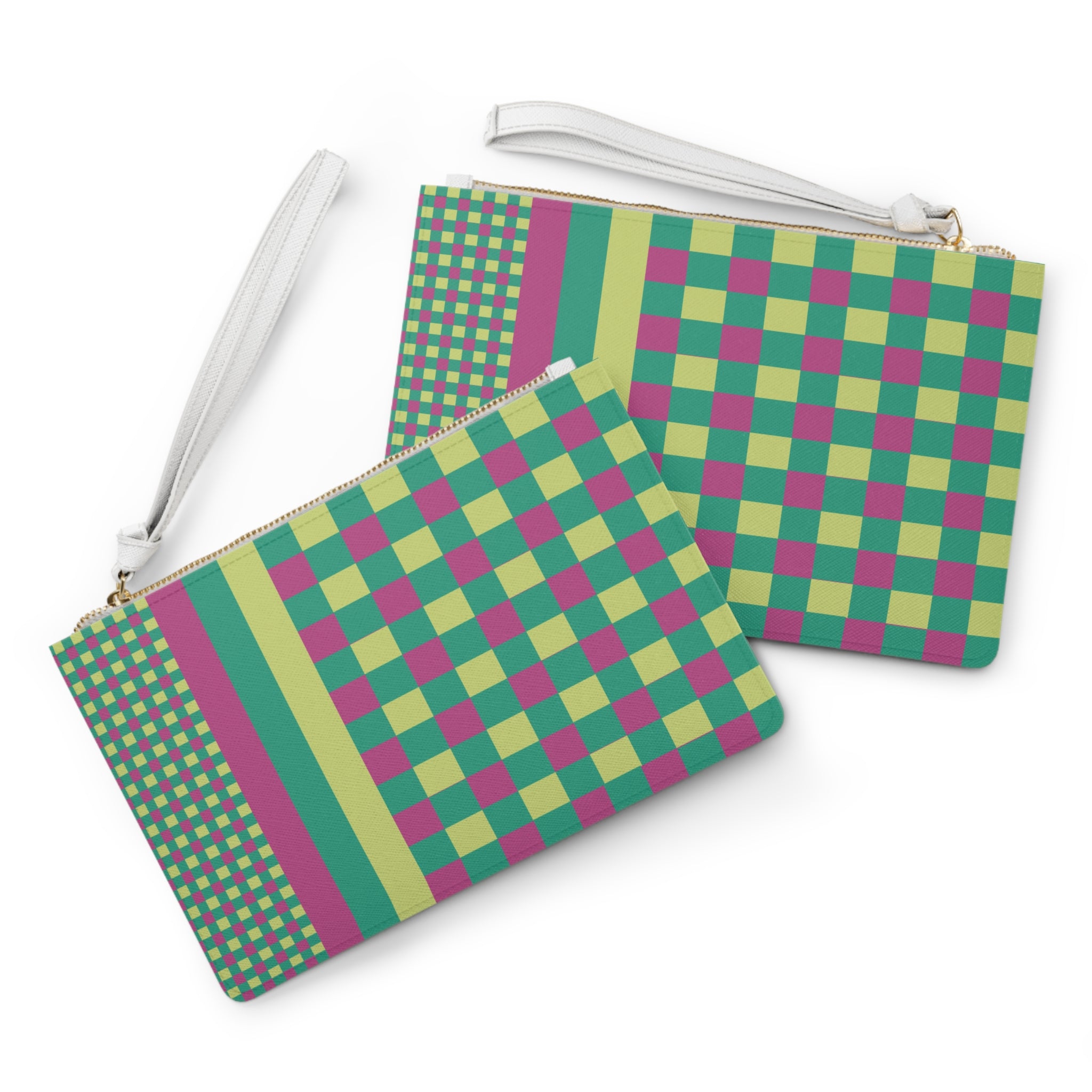 Colorblock Clutch Bag