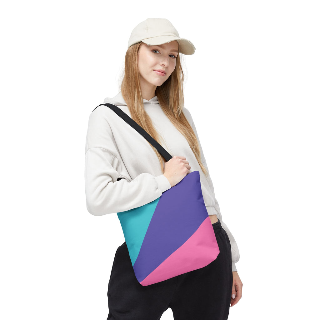 Colorblock Tote Bag