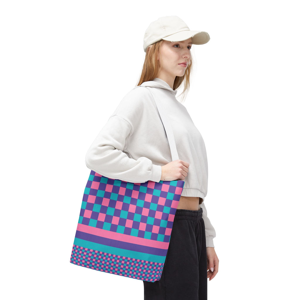 Colorblock Tote Bag