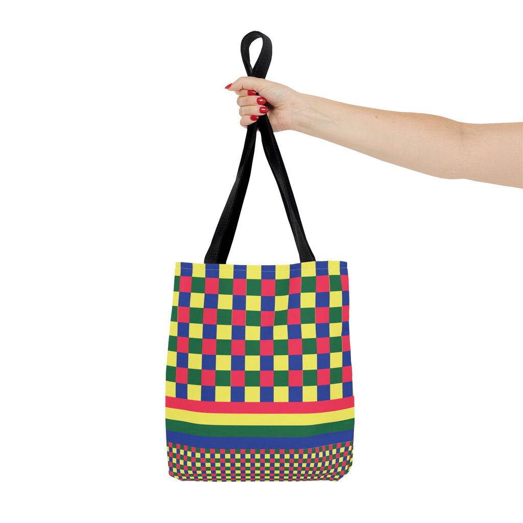 Colorblock Tote Bag