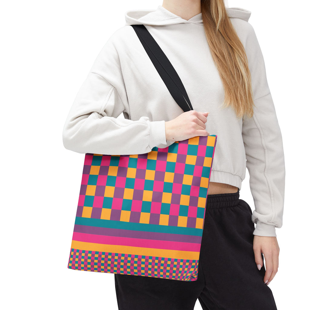Colorblock Tote Bag