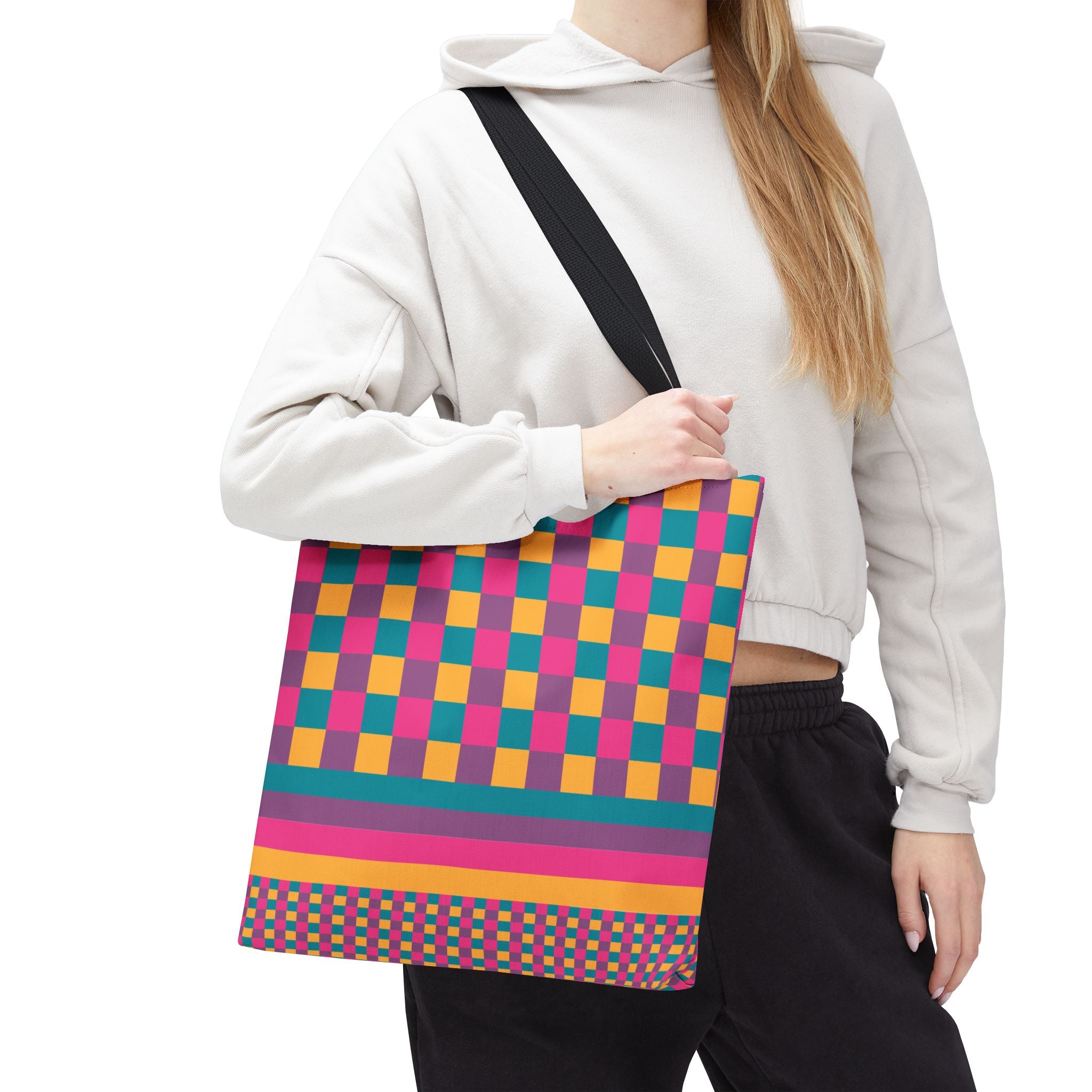 Colorblock Tote Bag