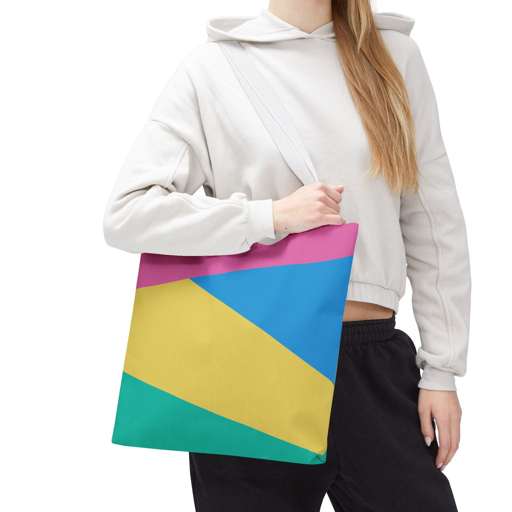 Colorblock Tote Bag