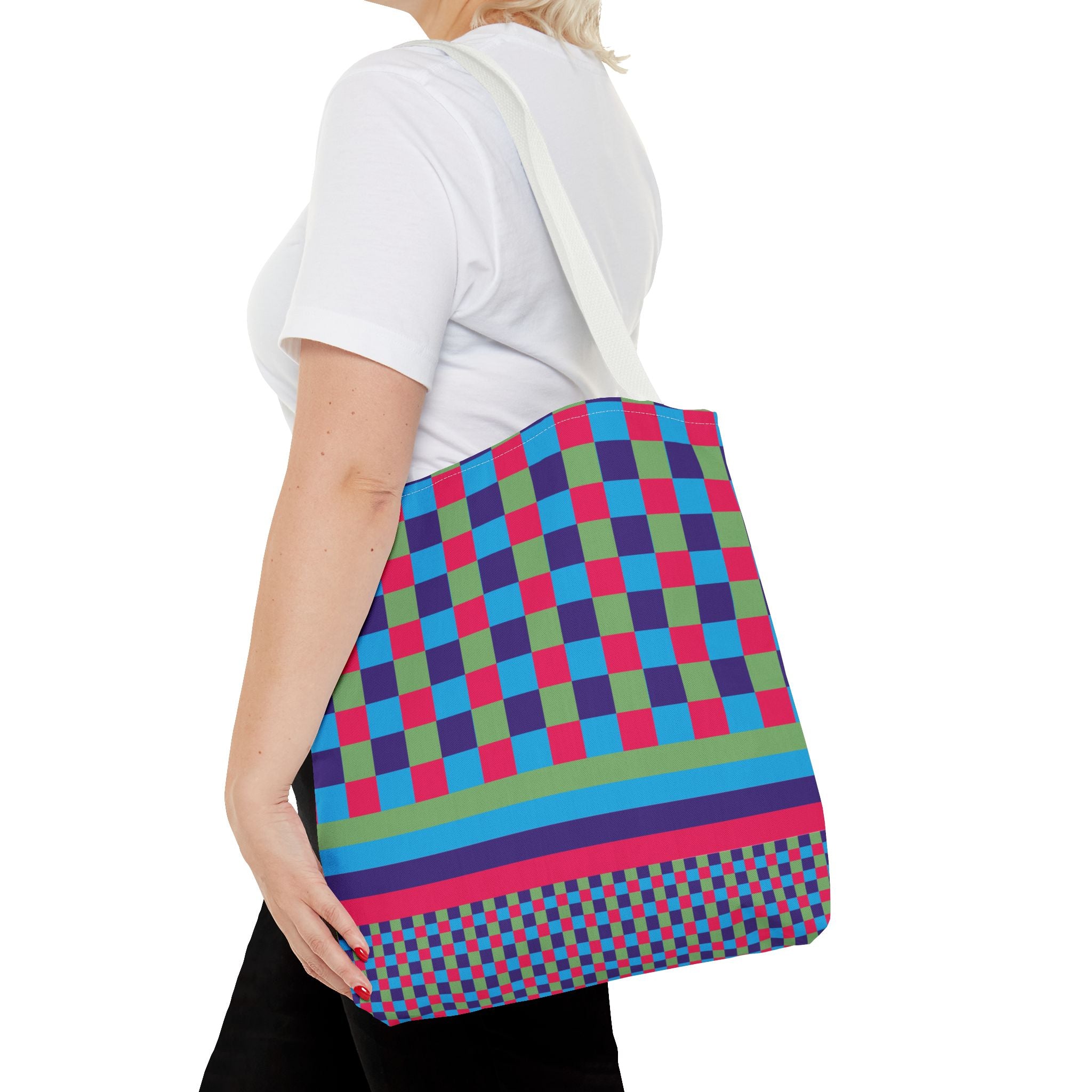Colorblock Tote Bag