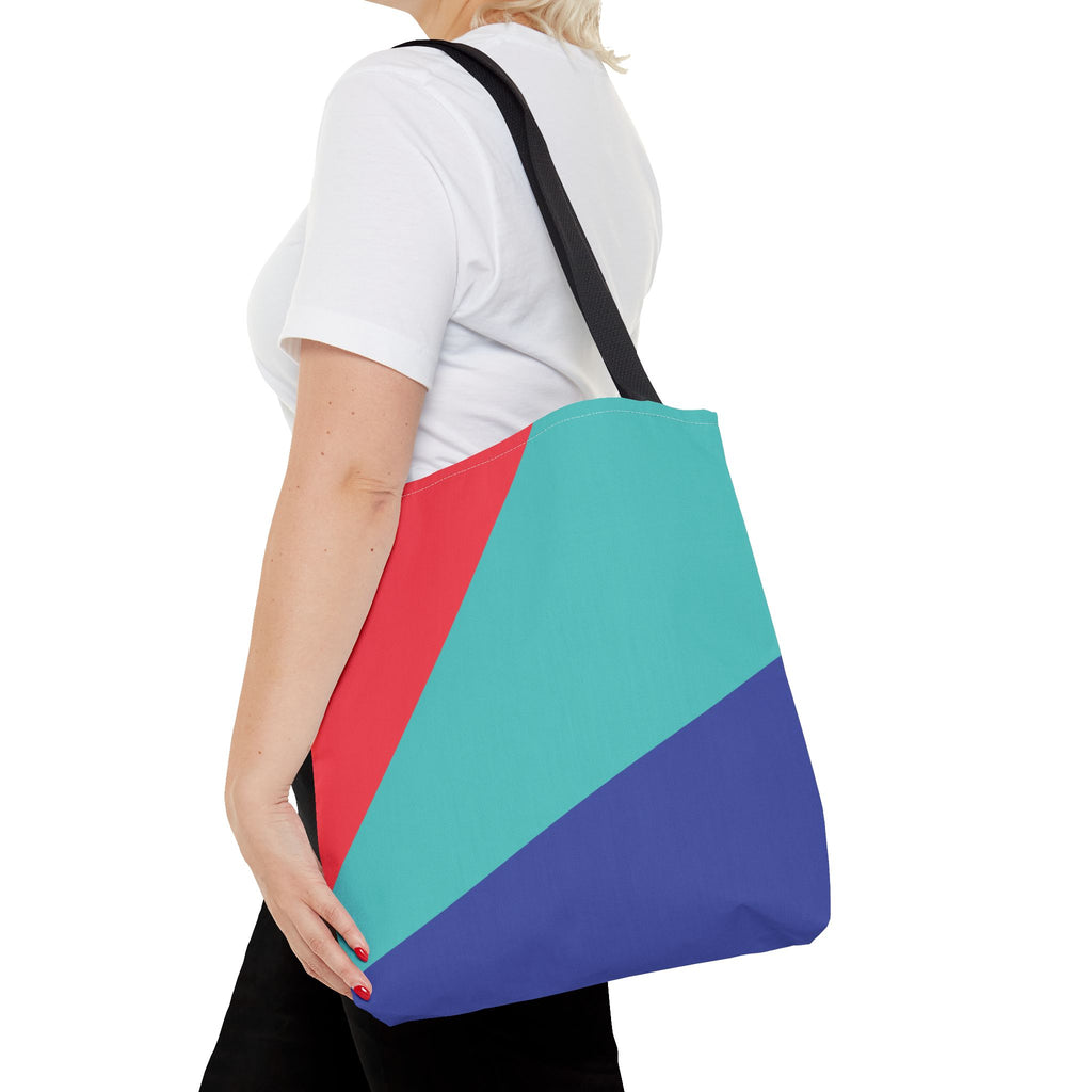 Colorblock Tote Bag