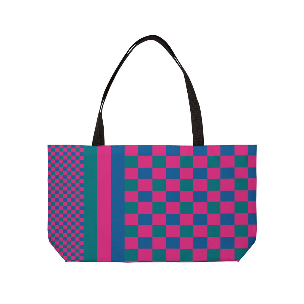Colorblock Tote Bag