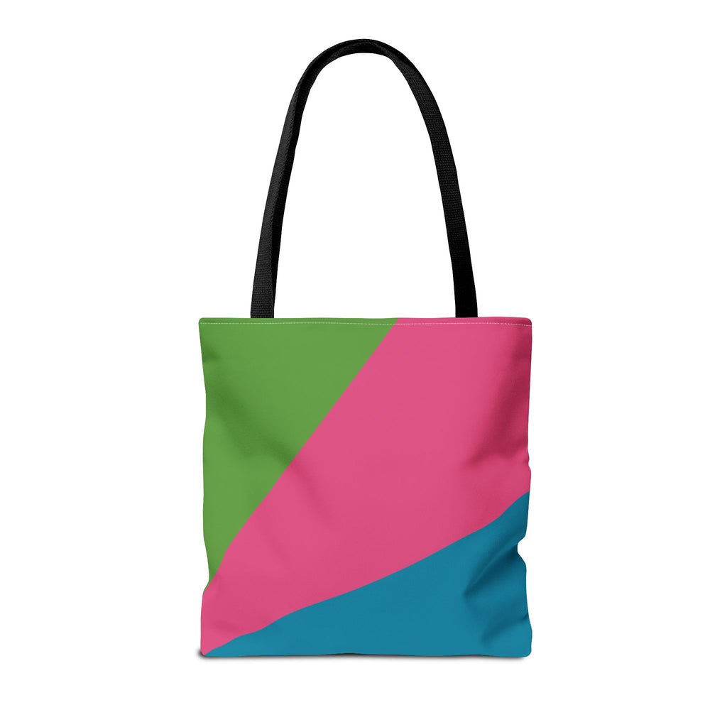 Colorblock Tote Bag