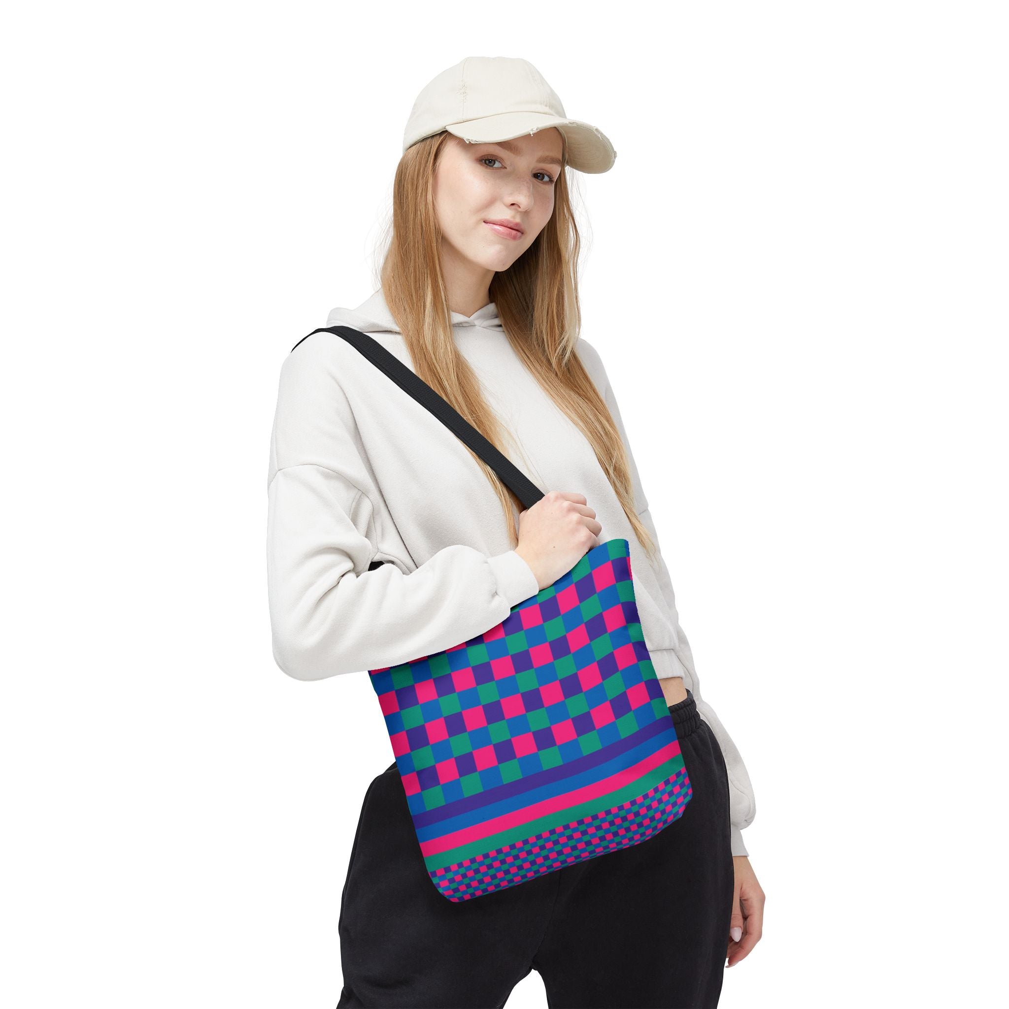 Colorblock Tote Bag