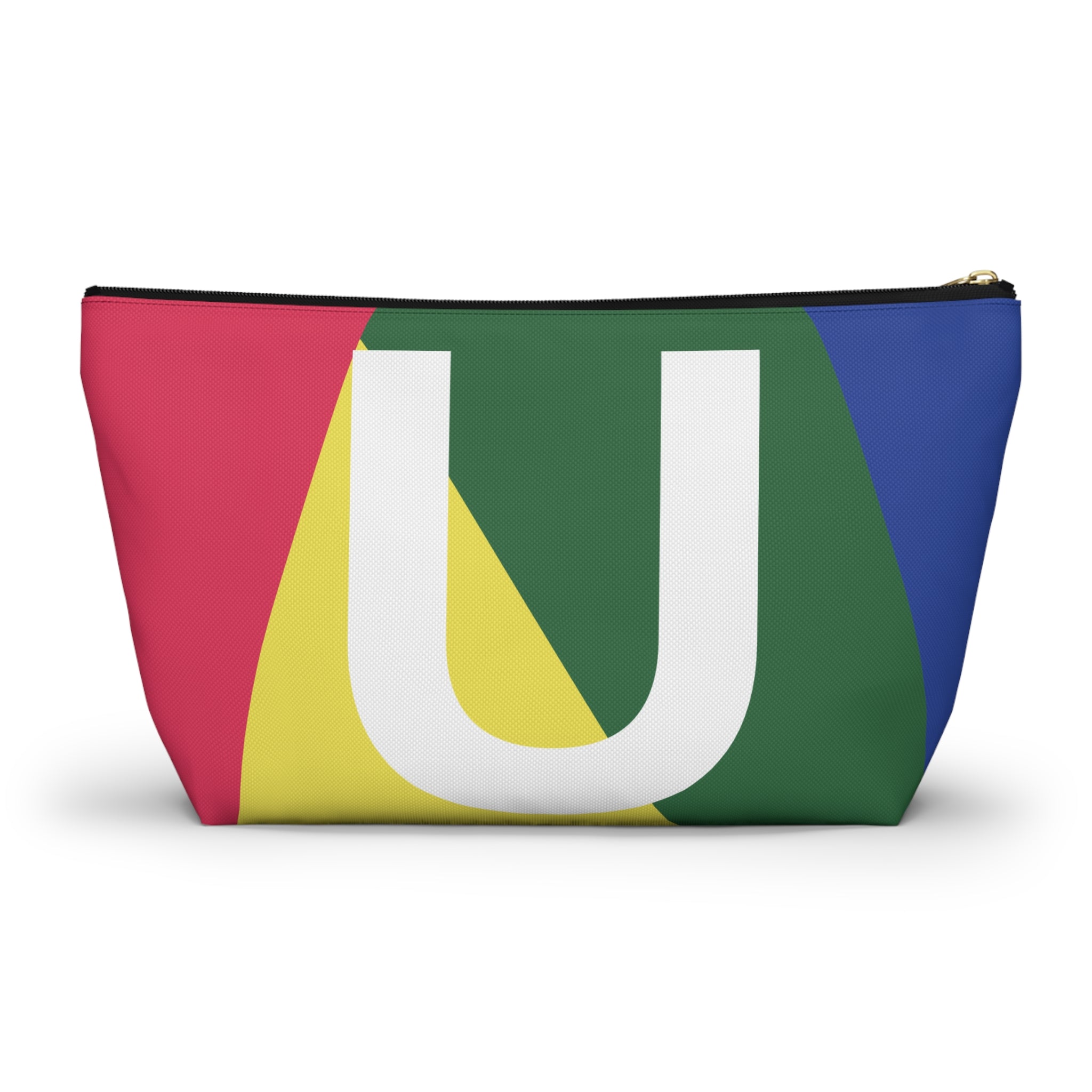 Colorblock Accessory Pouch — Monogram U T-Bottom Cosmetic Bag