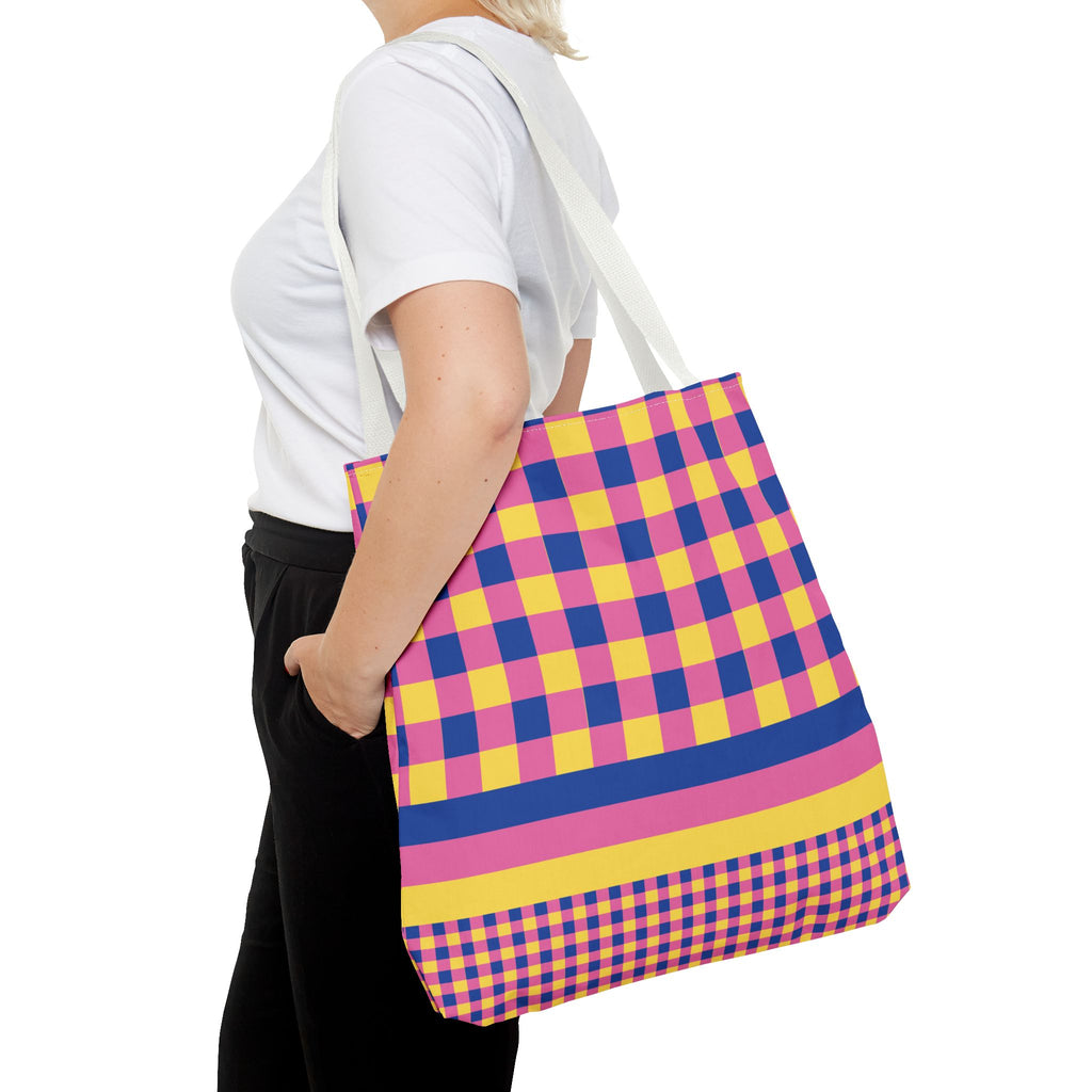Colorblock Tote Bag