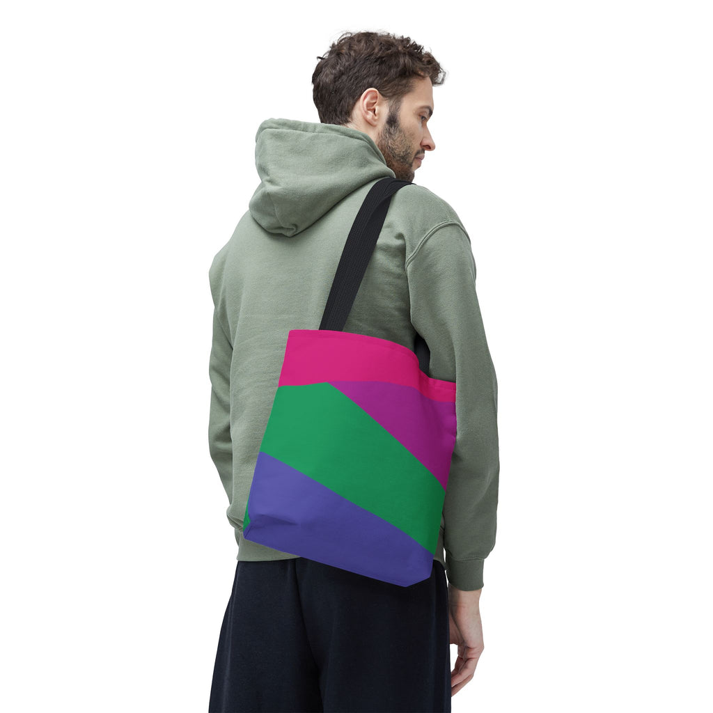 Colorblock Tote Bag