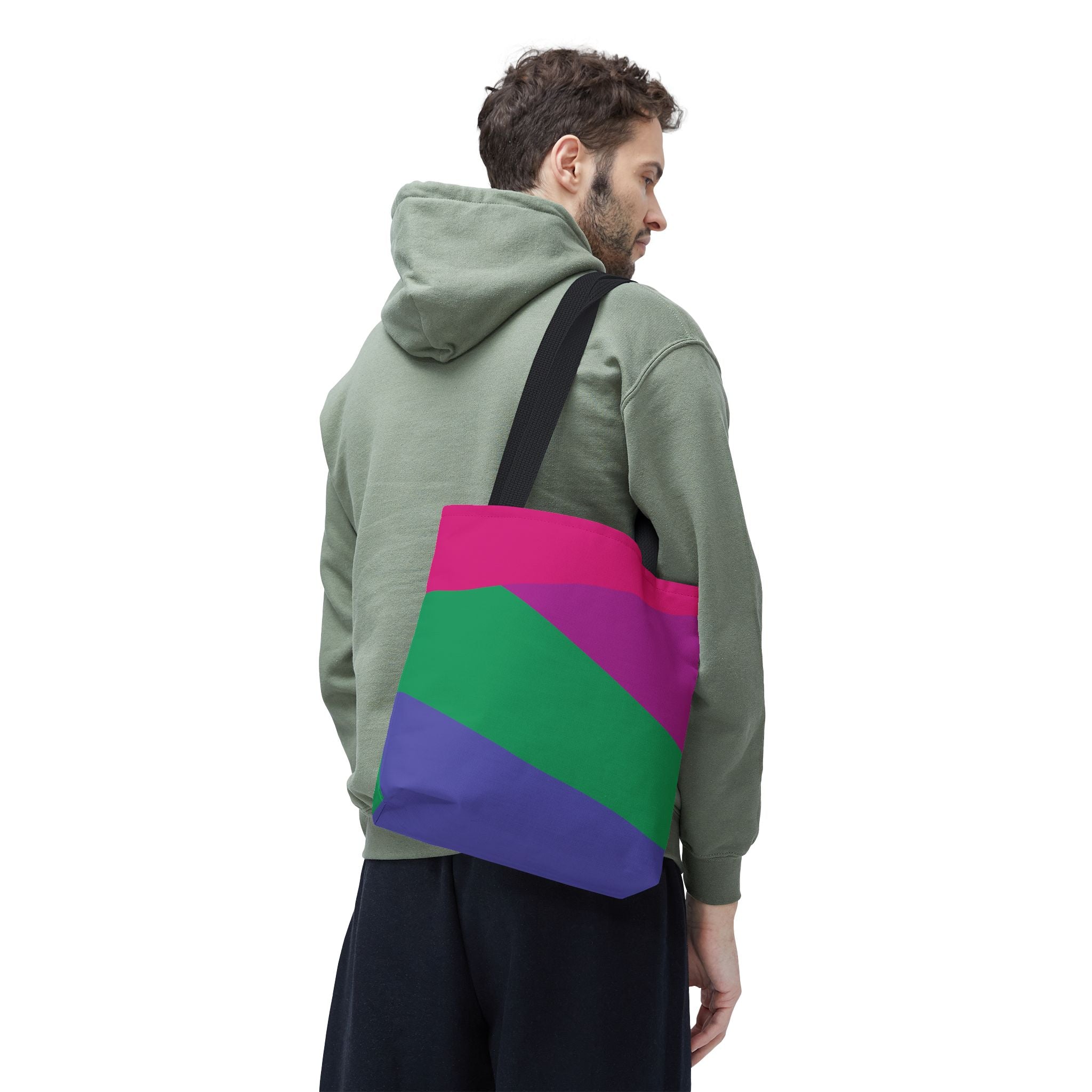 Colorblock Tote Bag