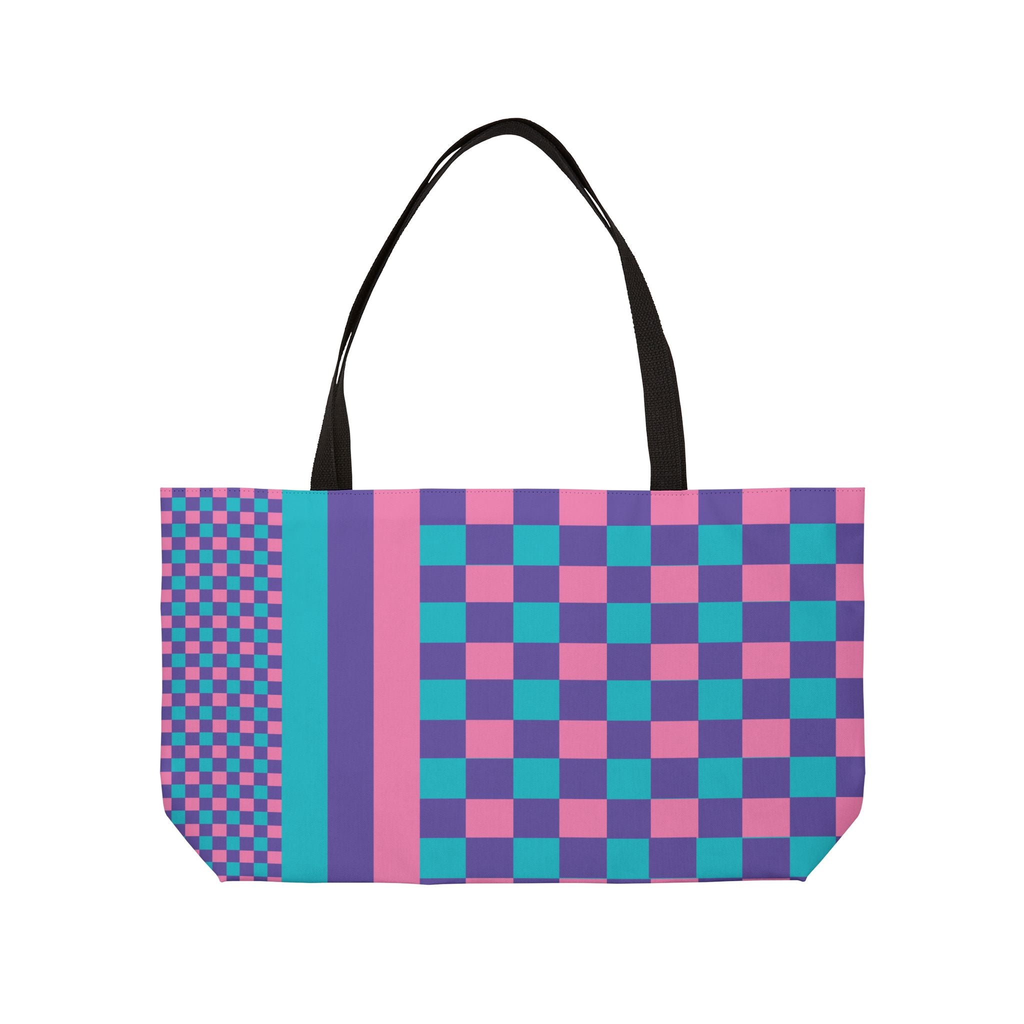 Colorblock Tote Bag