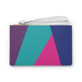 Retro Colorblock Clutch Bag | 80s & 90s Inspired
