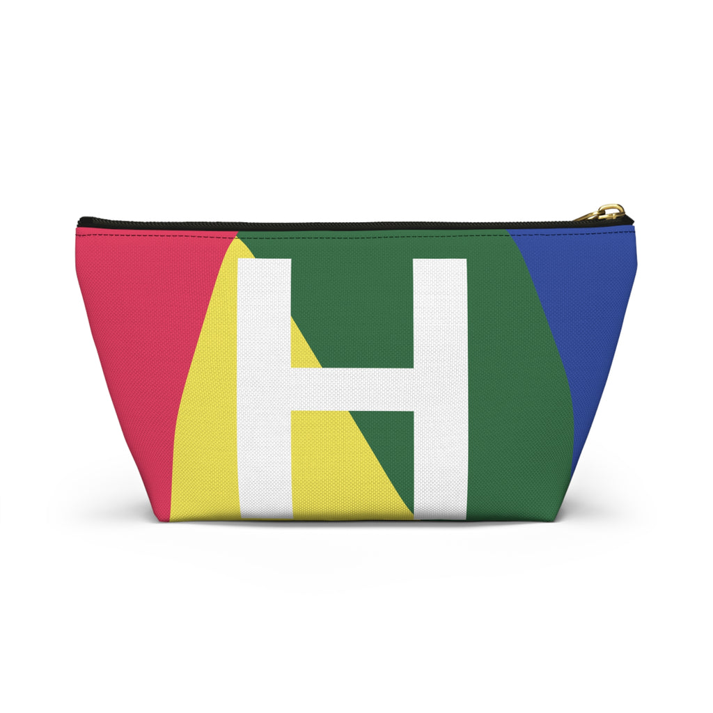 Colorblock Accessory Pouch — Monogram H T-Bottom Cosmetic Bag