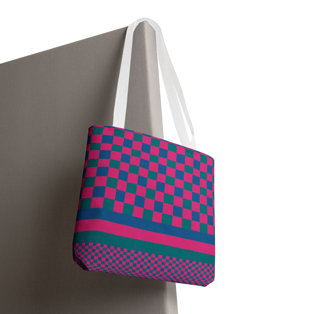 Colorblock Tote Bag