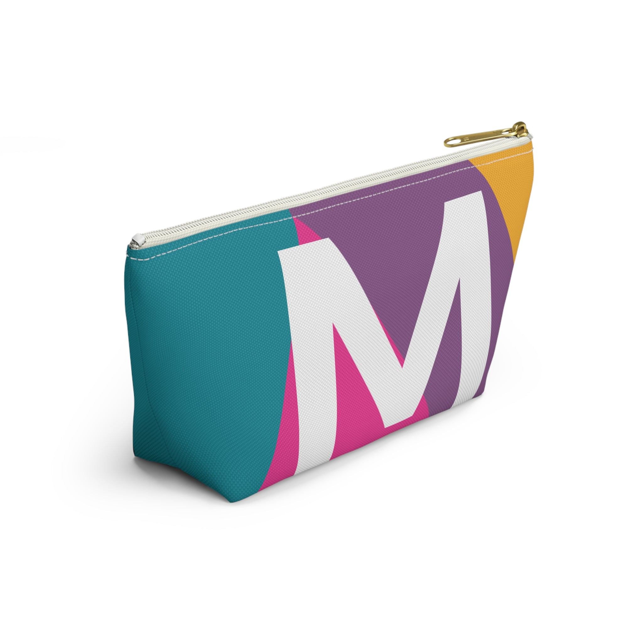 Colorblock Accessory Pouch — Monogram M T-Bottom Cosmetic Bag