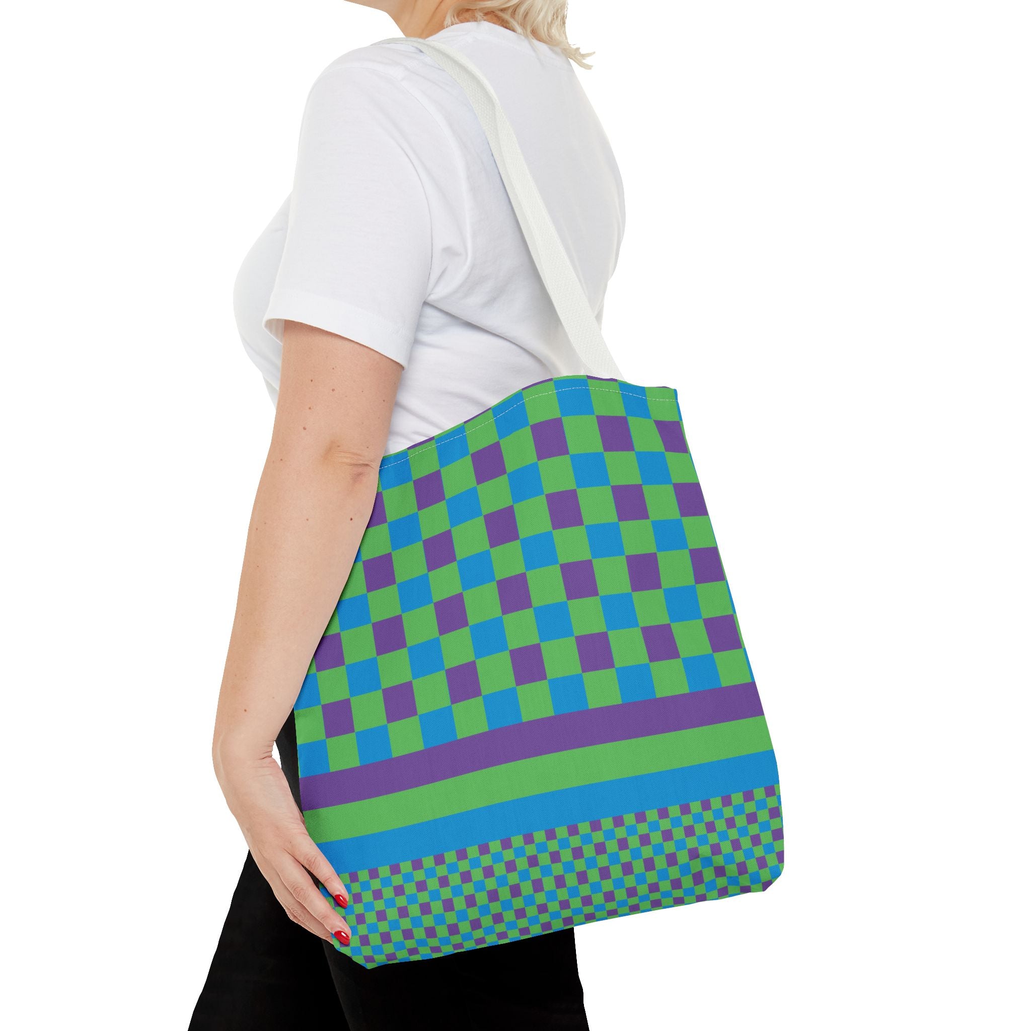 Colorblock Tote Bag