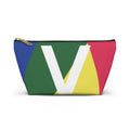 Colorblock Accessory Pouch — Monogram V T-Bottom Cosmetic Bag