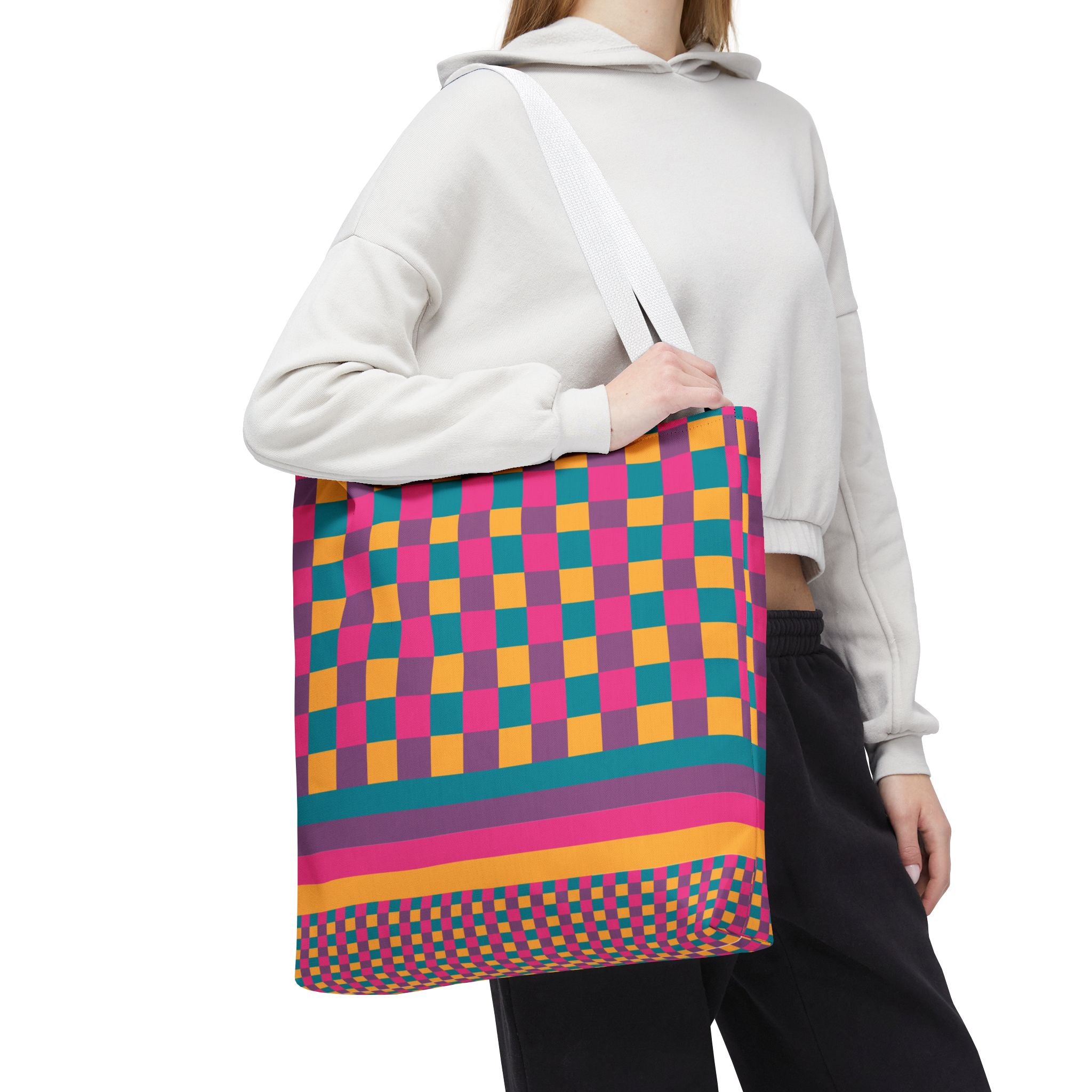 Colorblock Tote Bag