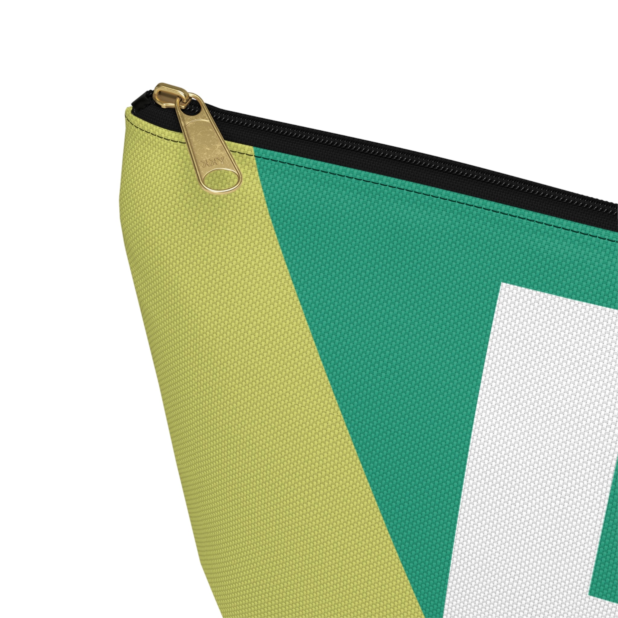 Initials Colorblock Accessory Pouch — Monogram E T-Bottom Cosmetic Bag
