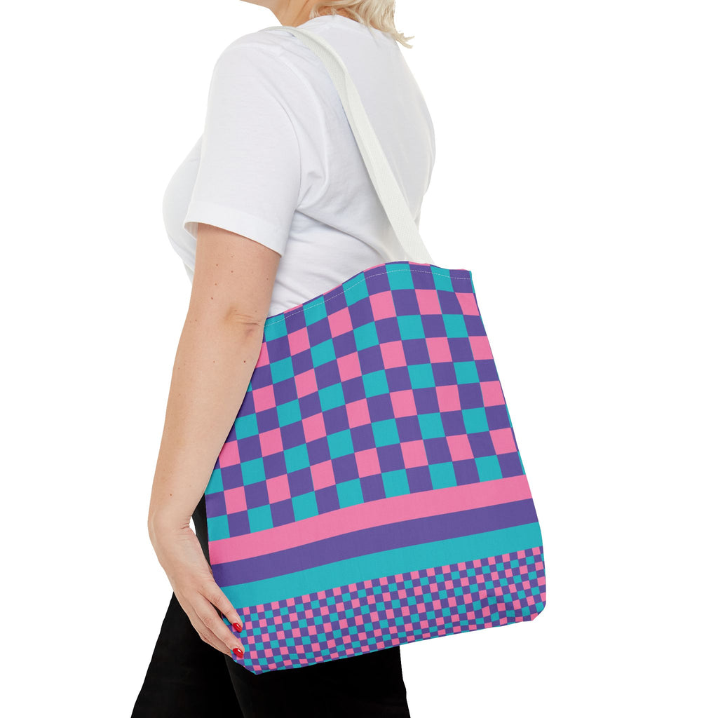 Colorblock Tote Bag