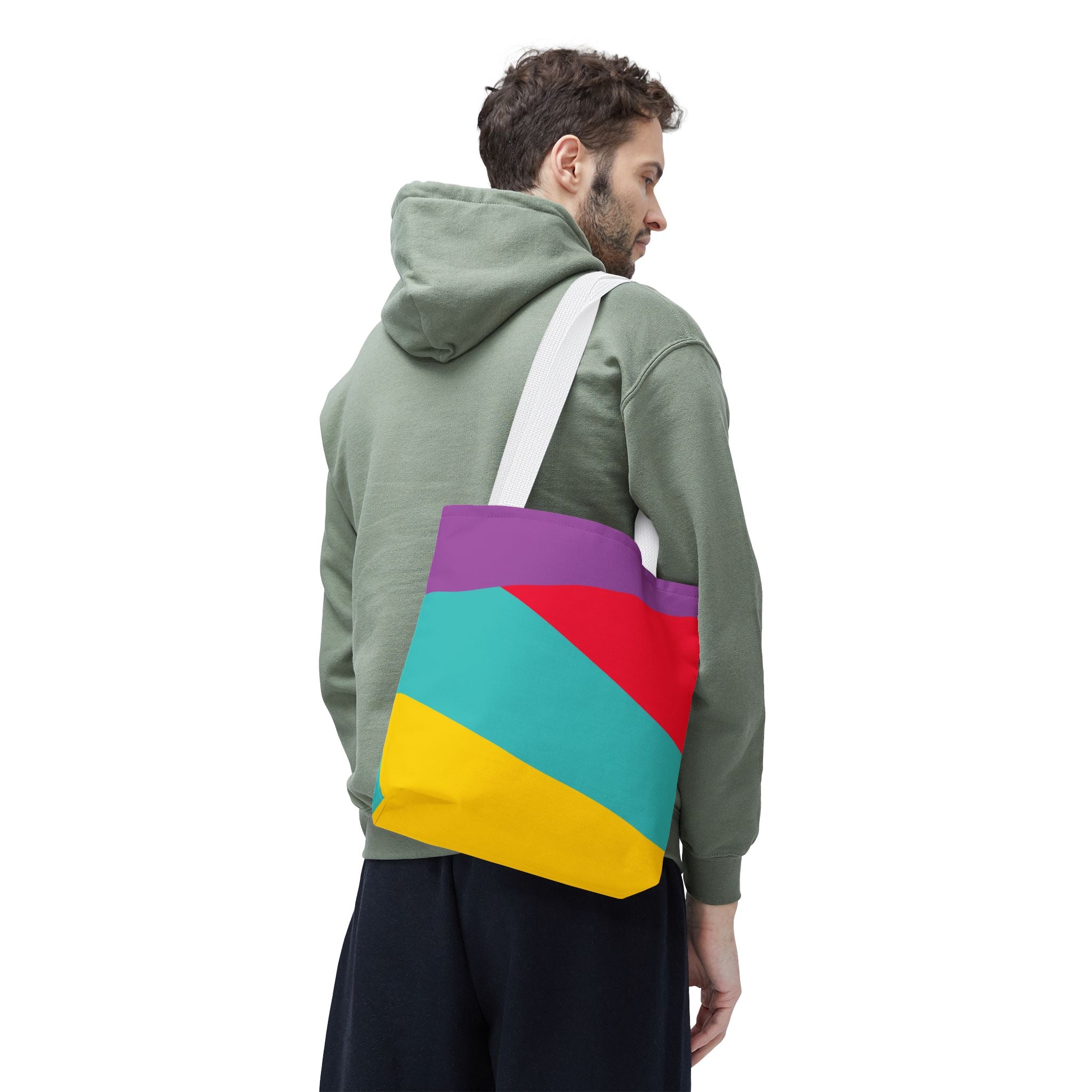 Colorblock Tote Bag