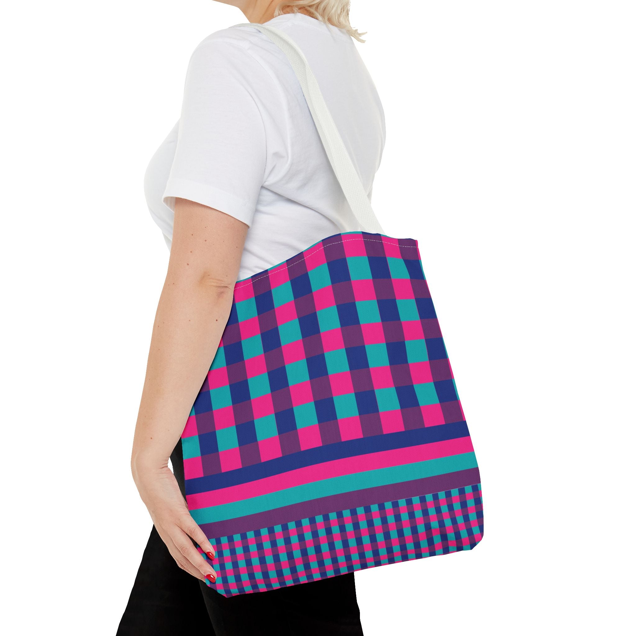 Colorblock Tote Bag
