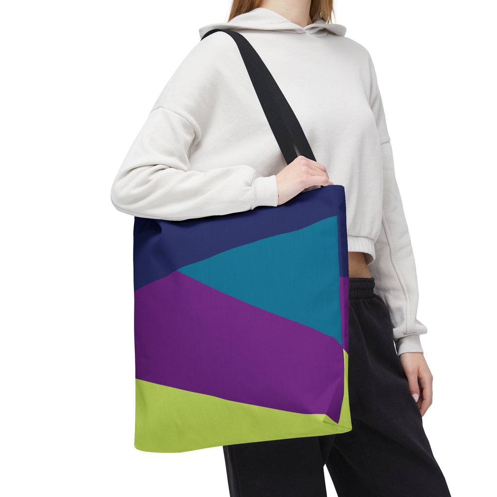 Colorblock Tote Bag
