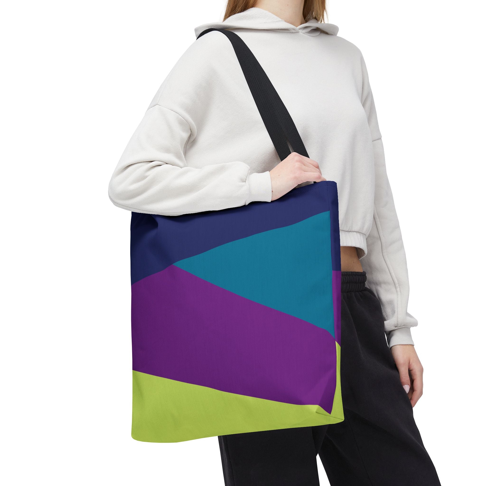 Colorblock Tote Bag