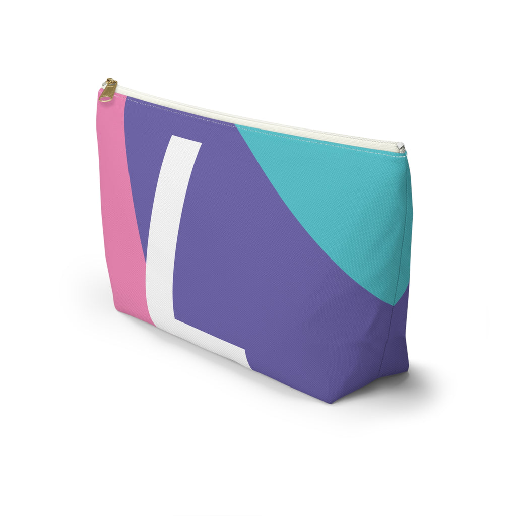 Colorblock Accessory Pouch — Monogram L T-Bottom Cosmetic Bag