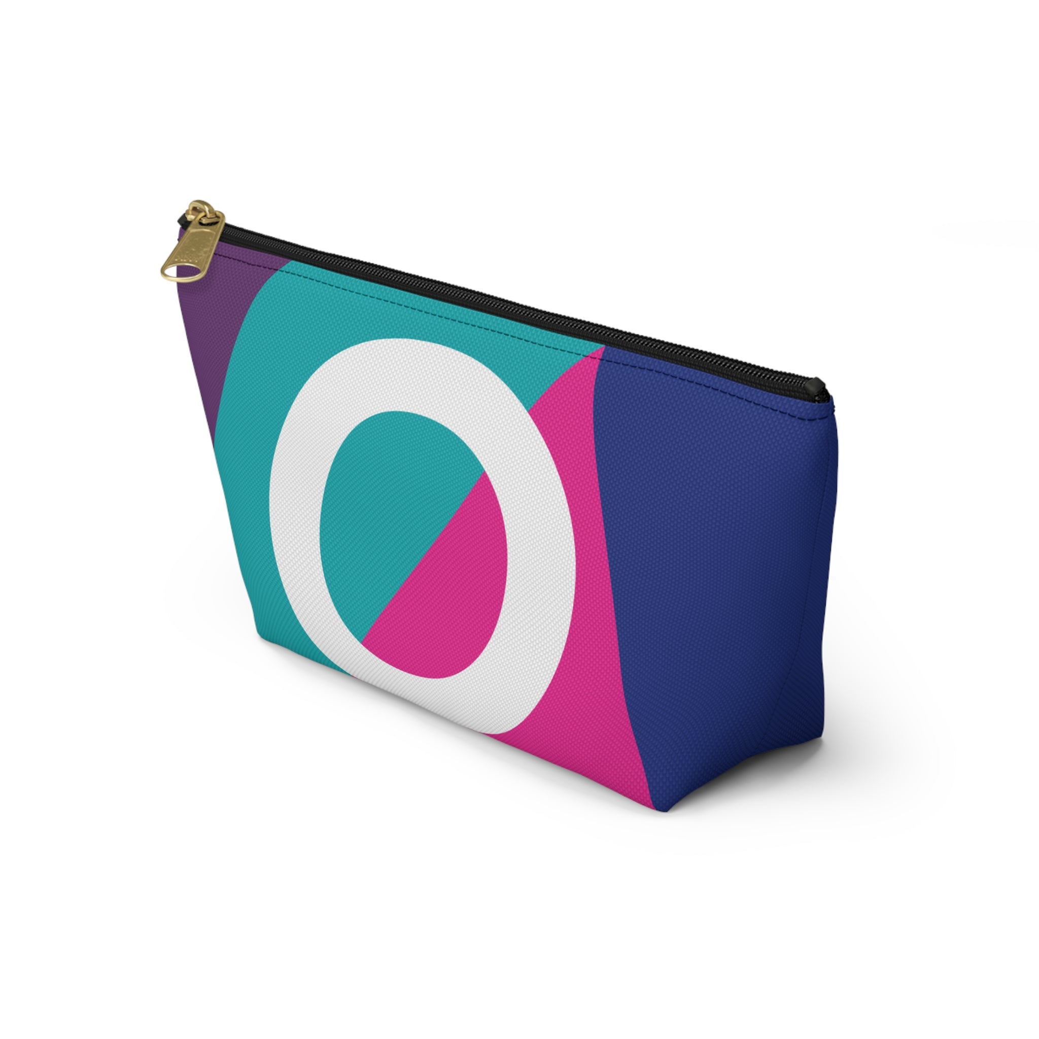 Colorblock Accessory Pouch — Monogram O T-Bottom Cosmetic Bag