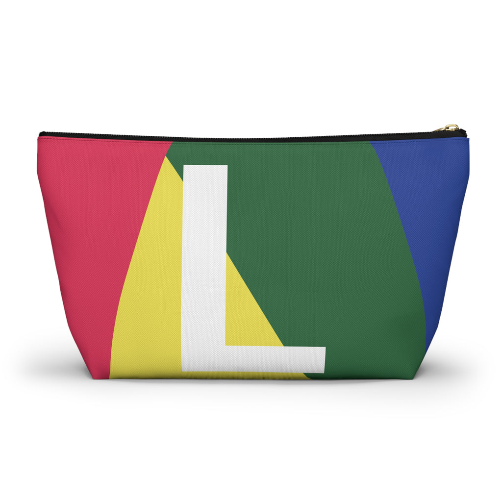 Colorblock Accessory Pouch — Monogram L T-Bottom Cosmetic Bag