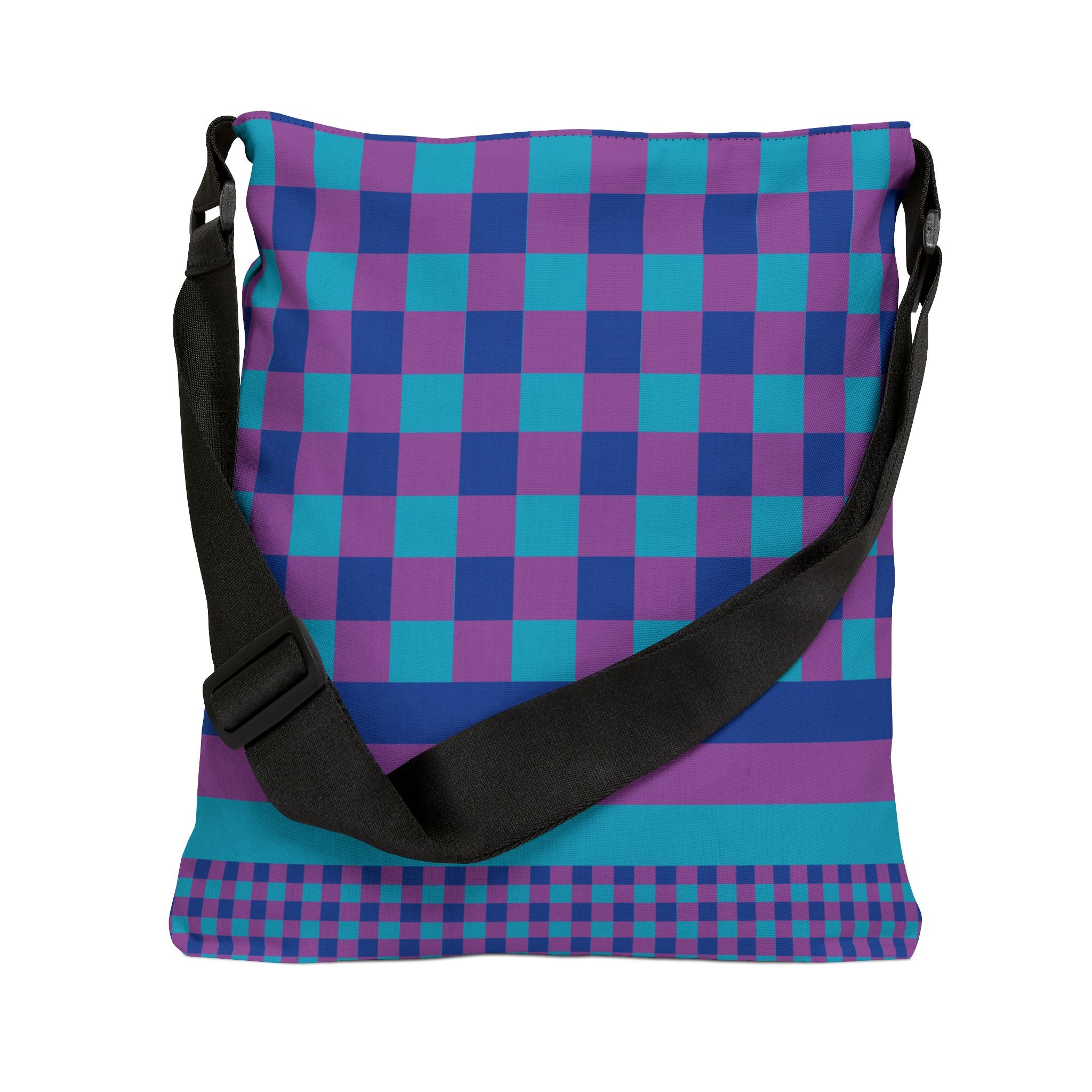 Colorblock Geometric Tote Bag
