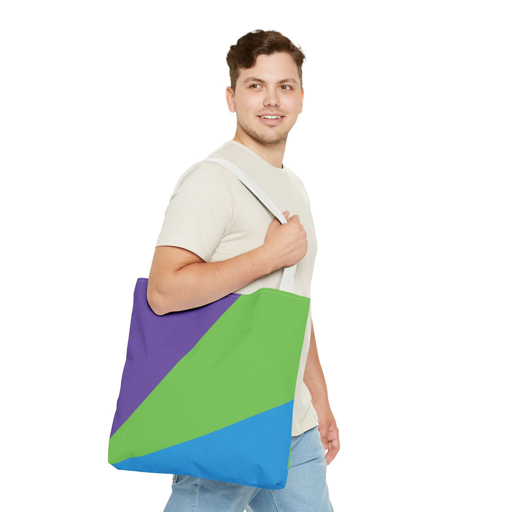 Colorblock Tote Bag