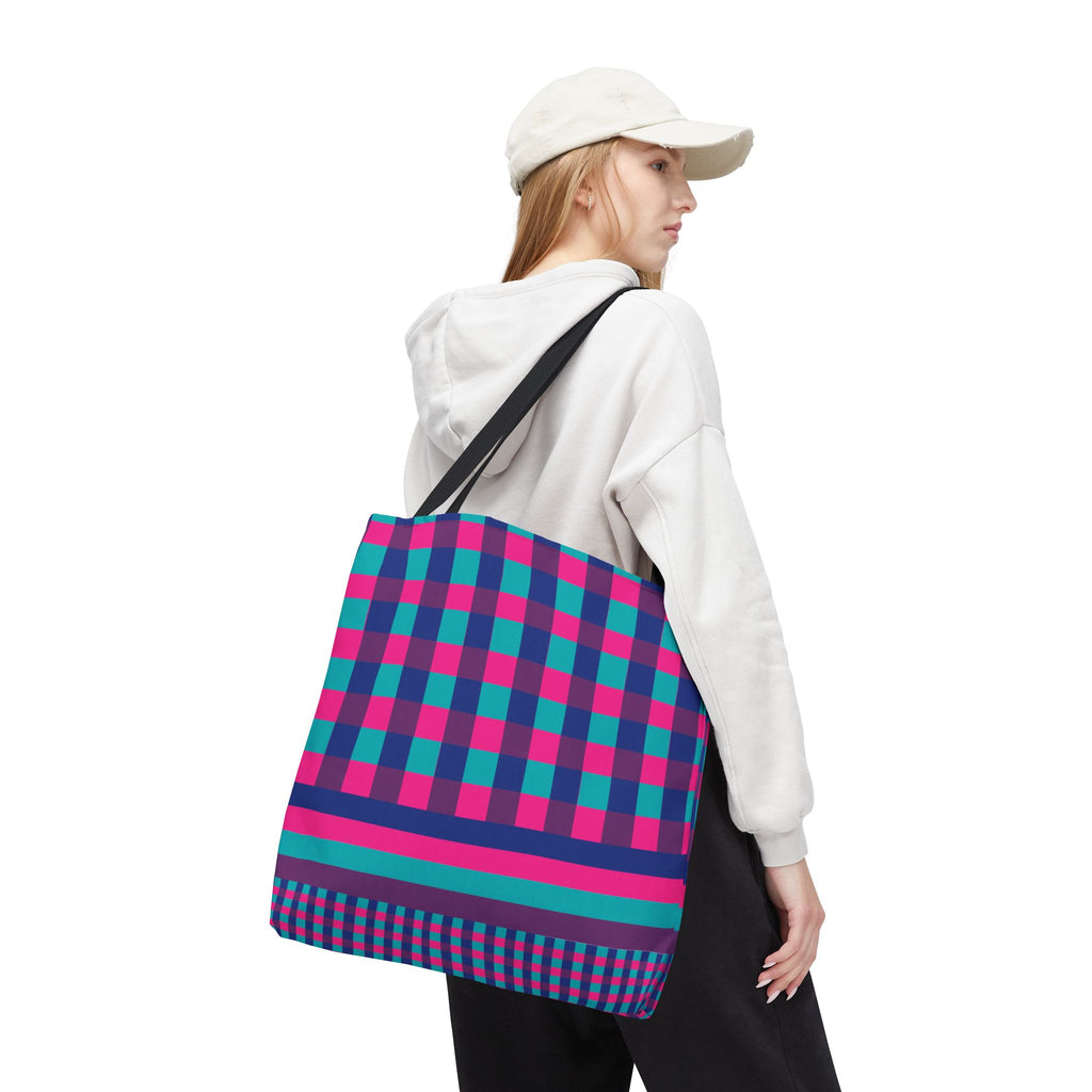 Colorblock Tote Bag