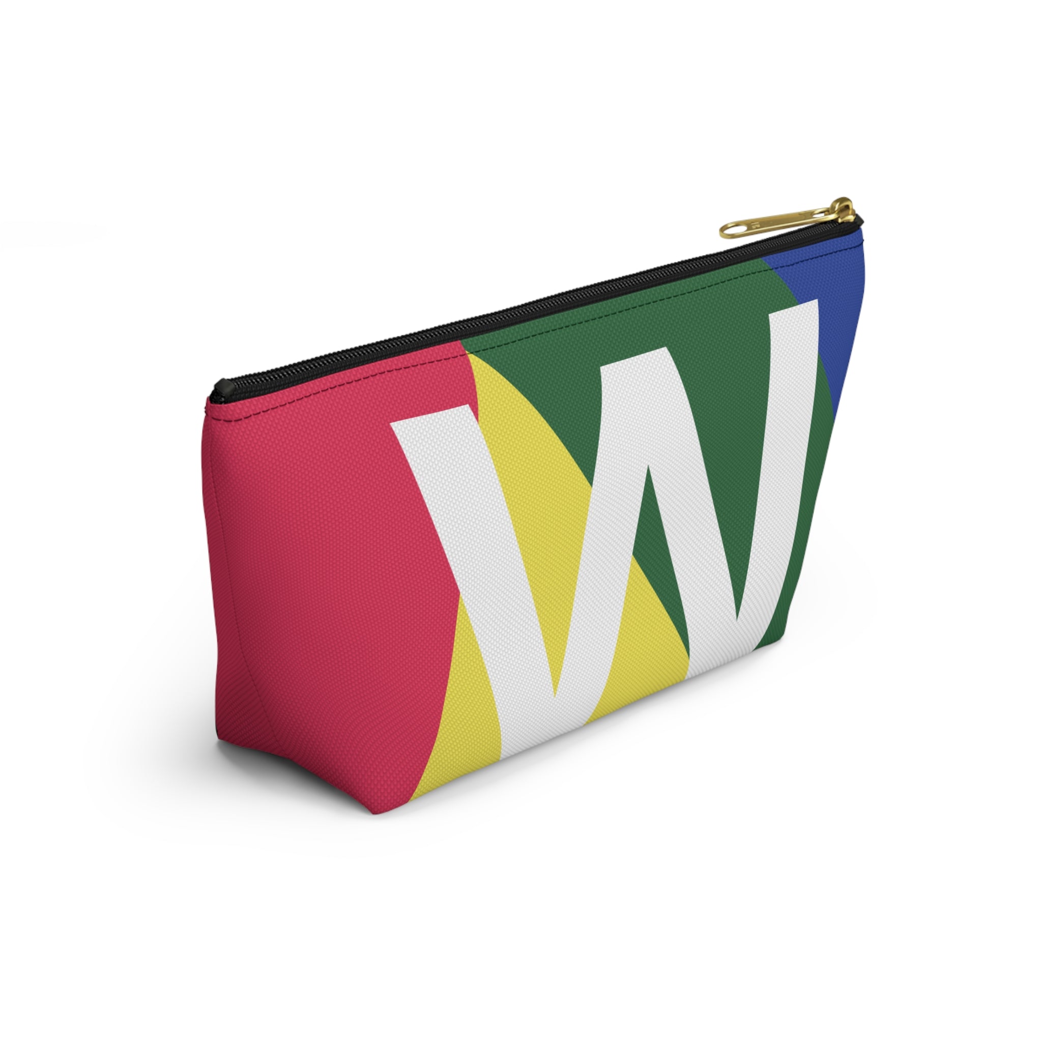 Colorblock Accessory Pouch — Monogram W T-Bottom Cosmetic Bag