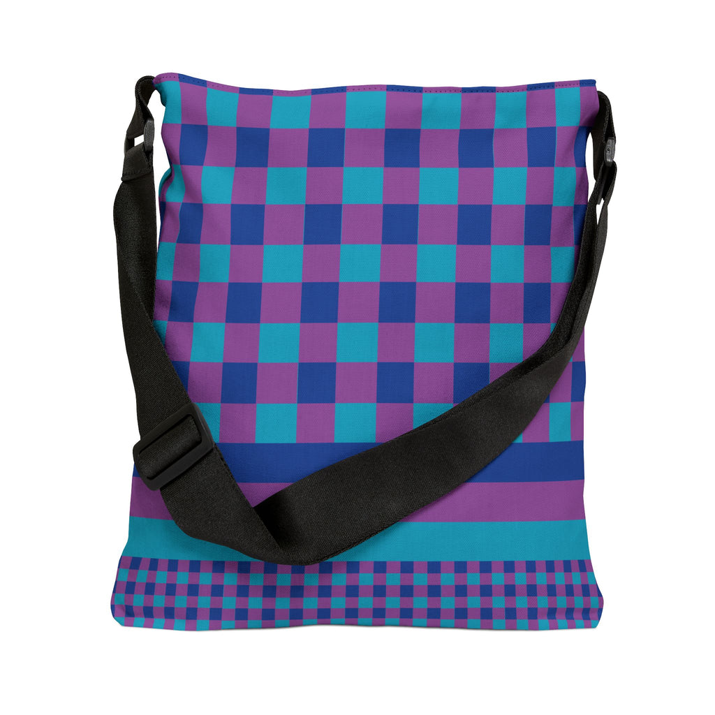 Colorblock Geometric Tote Bag