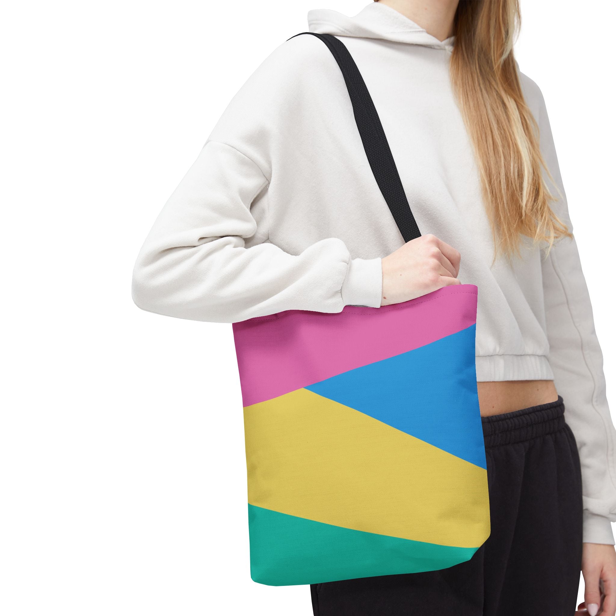 Colorblock Tote Bag