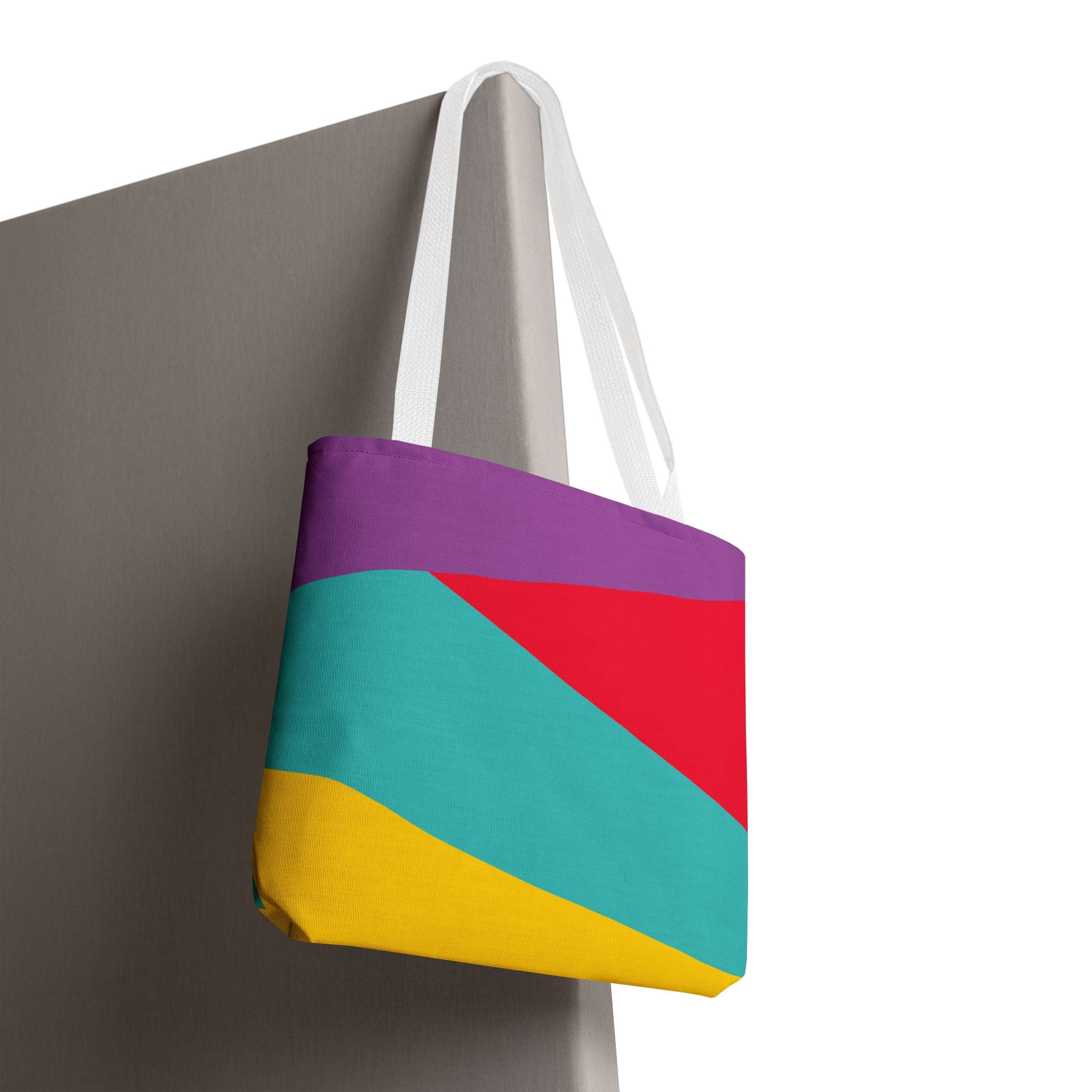 Colorblock Tote Bag